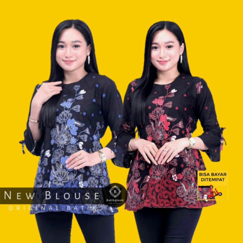 BLOUSE BATIK | ATASAN WANITA | ATASAN BATIK | BLOUSE KERJA | BLOUSE BATIK KANTOR