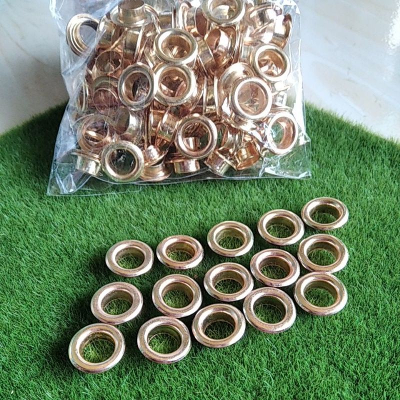 ring pipa rokok warna gold..kuning emas isi 100 pc