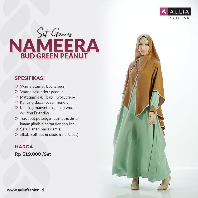 Gamis Set Aulia Fashion