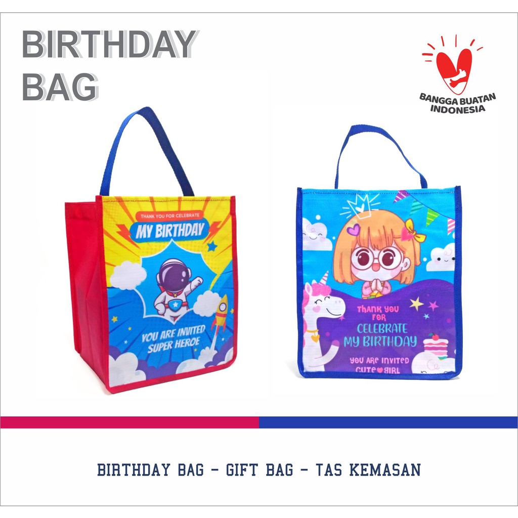 tas ulang tahun, kado ulang tahun, gift box, tas anak custom