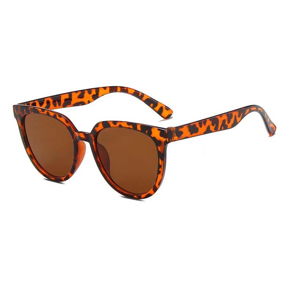 Mxbeauty Kacamata Hitam Wanita Retro Vintage Kacamata Matahari Motif Leopard Mewah Merek Klasik Gaya Korea Sunglasses