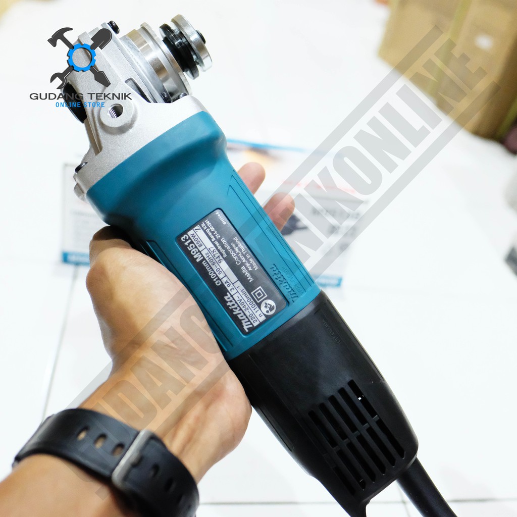 Mesin Gerinda Tangan Makita M9513B / Angle Grinder Makita M9513B Grinda Tangan 4inch