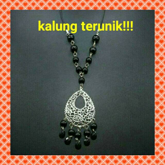 Aksesoris kalung hijab cantik kalung unik lucu