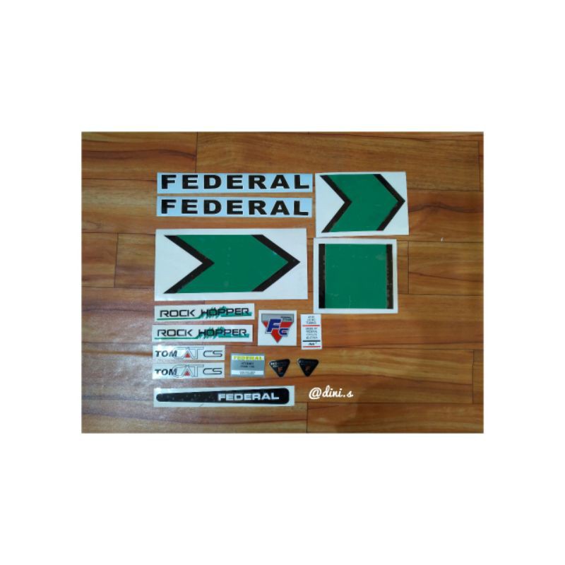 

Cutting Stiker Sepeda Federal Tom cat Cs