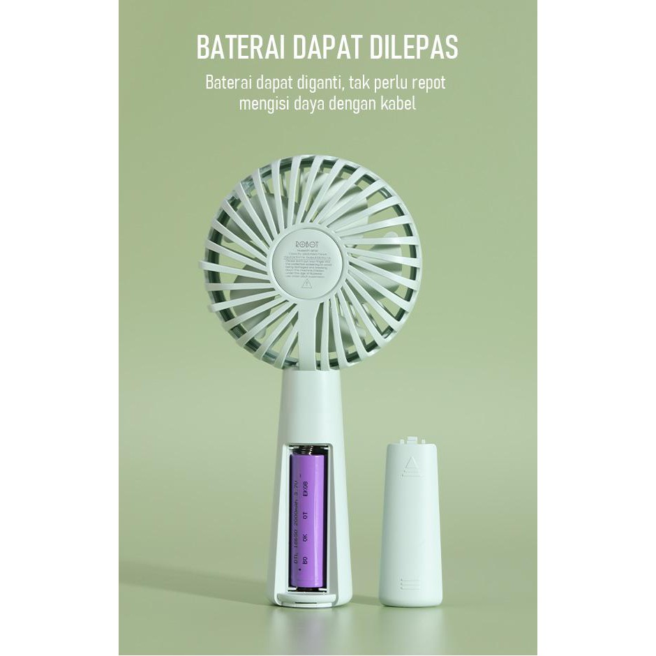 Kipas Robot Portable Mini Fan RT-BFs1 garansi 1 tahun