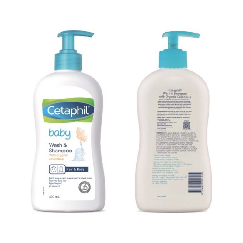 Cetaphil Wash &amp; Shampoo Calendula 400ml