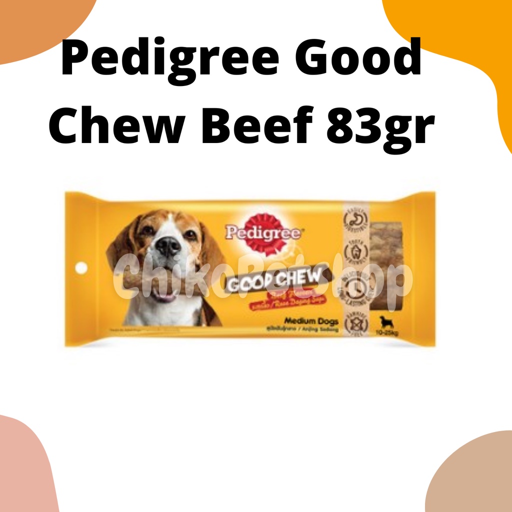 Makanan Anjing Pedigree Good Chew 83gr