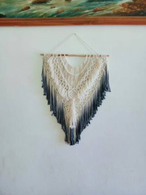 READY STOK) macrame Hasan dnding ombre wanda / macrame wall hanging (HD 089)