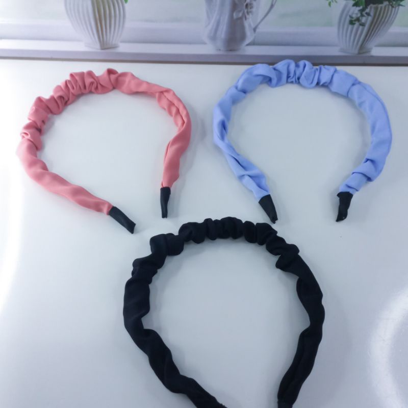 Bando Scrunchie Heaband Isi 1pcs Bando Scrunchie Bando Korea Bando Import