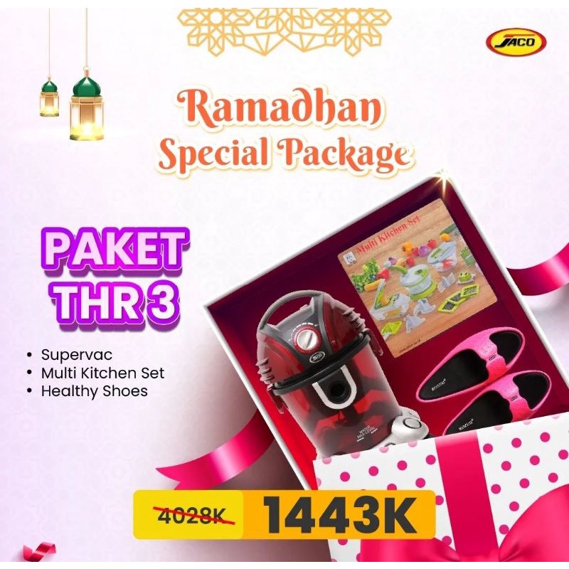 Paket THR 3 by Jaco Tv Shopping spesial Ramadhan sale