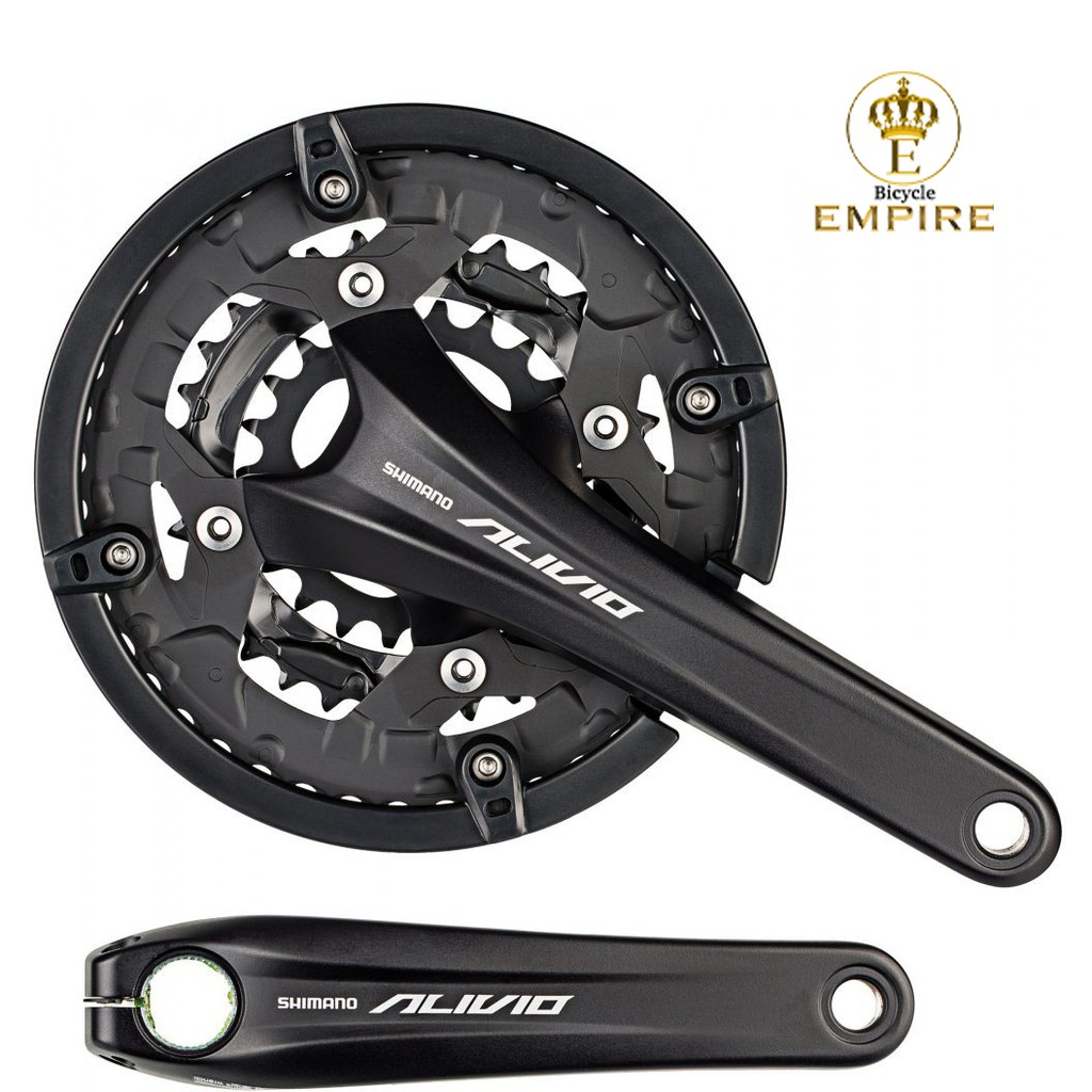 Shimano Alivio FC-M 4060 Crank Set 3x9-speed 48-36-26T Bicycle Empire