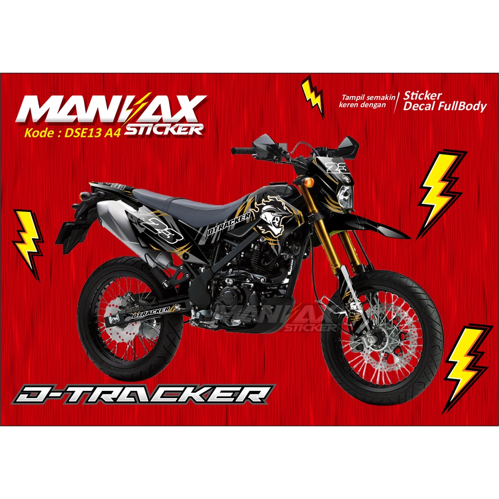 Decal Sticker Motor Cross Dtracker 150 2017 Full Body - Dekal D Tracker SE Stiker KLX