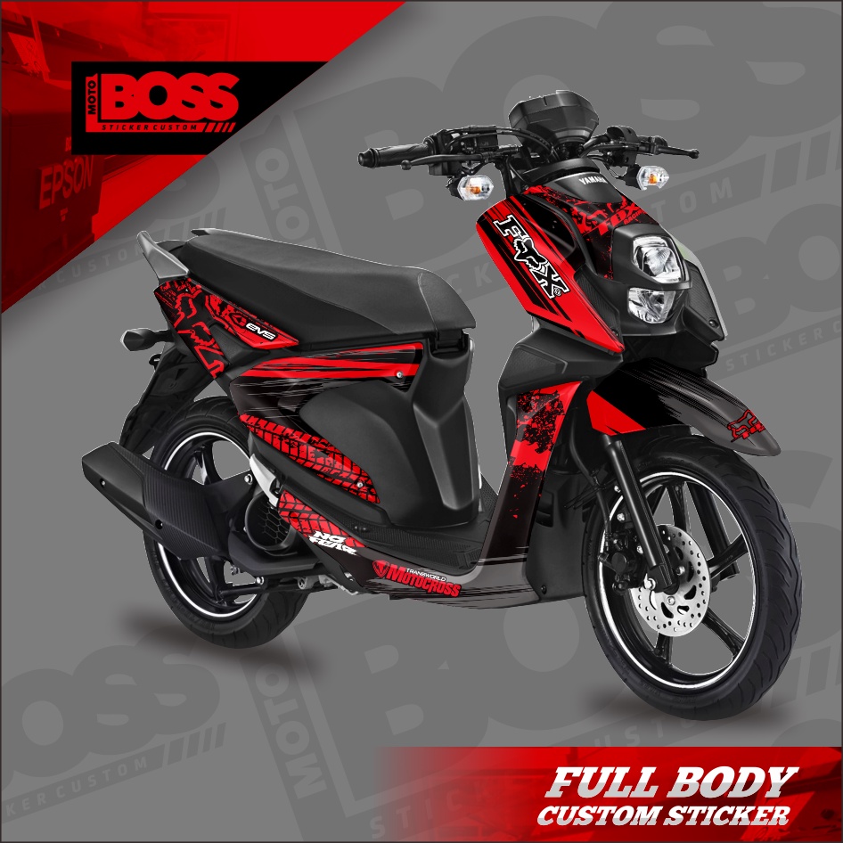 Decal Stiker Sticker Yamaha XRide 125 full body Decal Sticker XRide 125 Striping Full Body XRide 125
