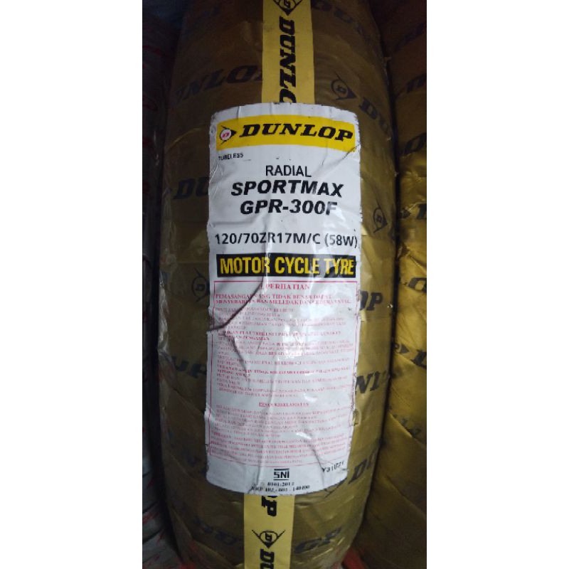 Ban Motor Dunlop Sportmax GPR-300F 120/70-17