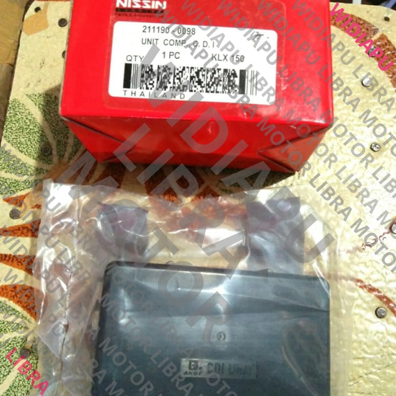 (100% Quality ) CDI ASSY UNIT KAWASAKI KLX 150 KW SUPER ( NISSIN ) mantap