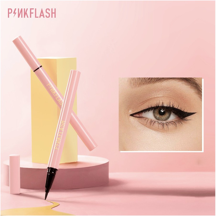 ✿ELYSABETHME✿ Pinkflash eyeliner spidol waterproof tahan air liquid cair ujung runcing mudah dipakai