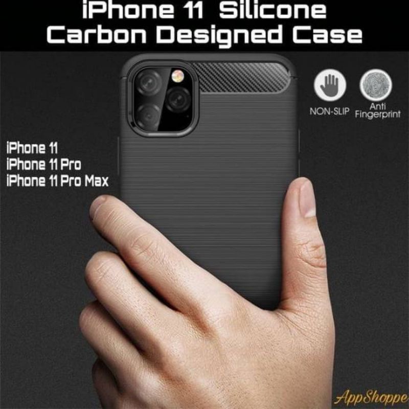 Softcase Slim Fit Carbon Iphone 11 Pro Max - UA