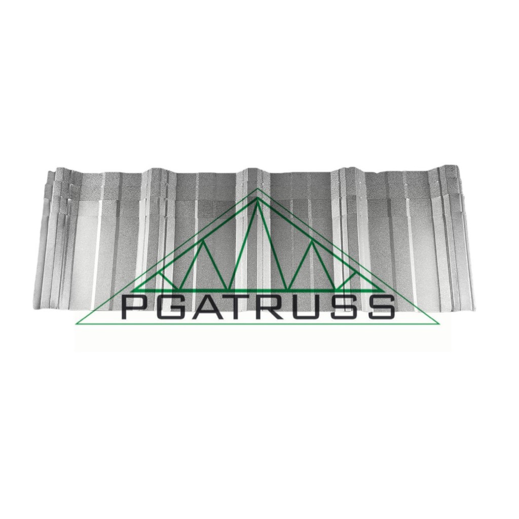 Atap Spandek PGA TRUSS 0,25mm 1meter Baja Ringan Galvalume