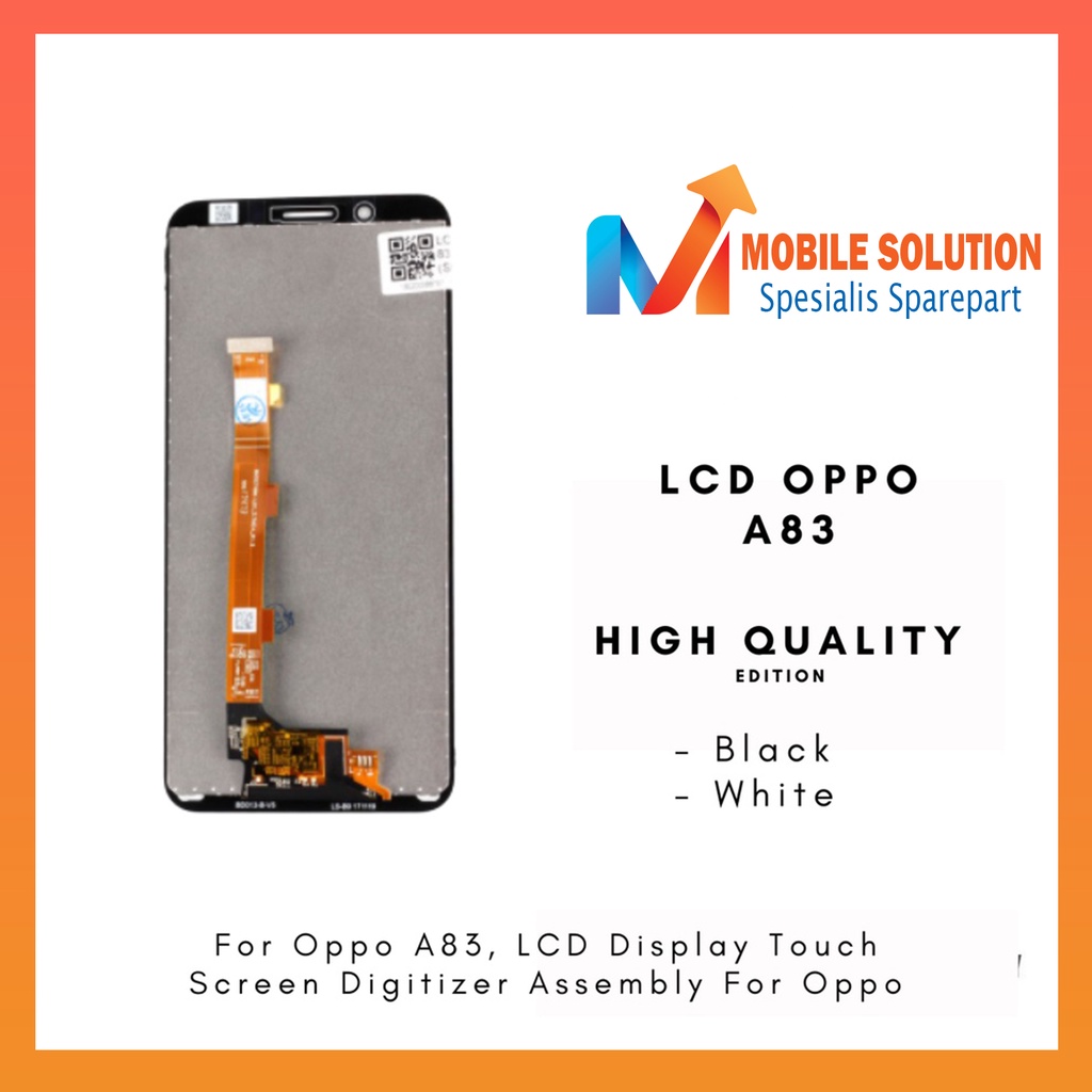 Grosir LCD Oppo A83 ORIGINAL 100%  Fullset Touchscreen - Parts Kompatibel Dengan Produk Oppo Garansi 1 Bulan + Packing / Bubbel