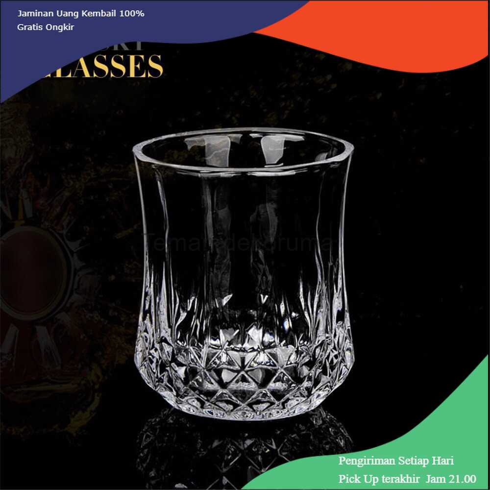 TD-A101 Lang Xu Gelas Cangkir Whiskey Wine Crystal Glass Cup 200ml - LXZS0601