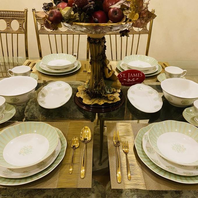 Dinner set / SAINT JAMES / 24 pcs / mewah / cantik / elegan