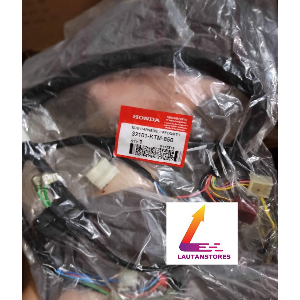 32101-KTM-850 Kabel Body Atas Kilometer Supra X 125Pertama Bolam Satu Disk