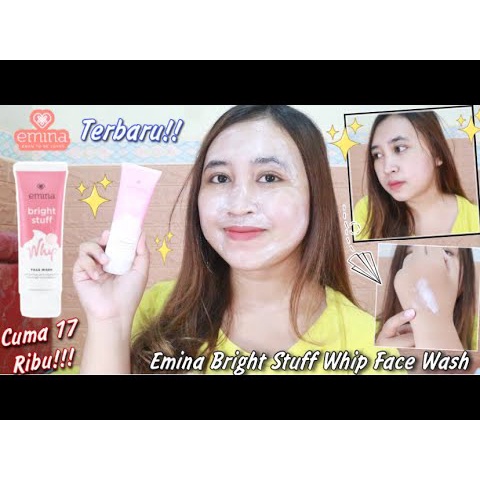 Emina Bright Stuff Face Scrub ORIGINAL 50 ml & 100 ml face cleansegr emina/ pembersih wajah emina/ S