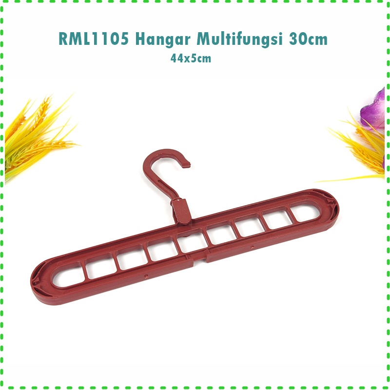 RML1105 Hanger Baju Multifungsi/Hanger Ajaib 30cm