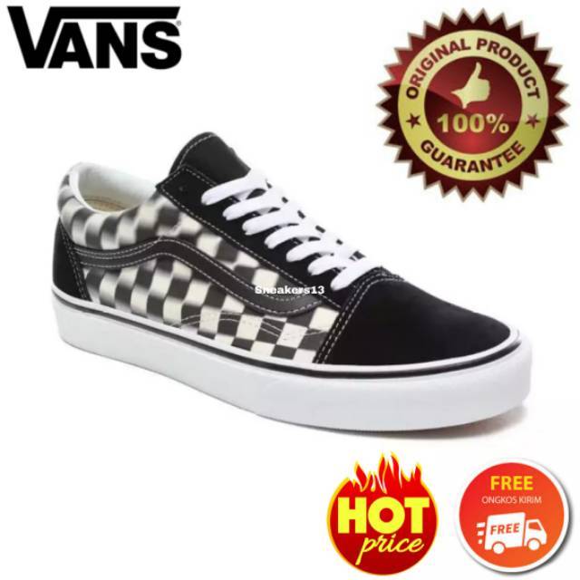 harga vans old skool checkerboard original