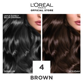  L Oreal  Paris Excellence Creme Hair Color 4 Brown Cat  