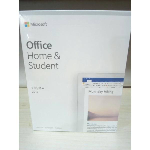 microsoft office home & student 2019 original for windows atau mac/ms word/ms excel/ms power poin