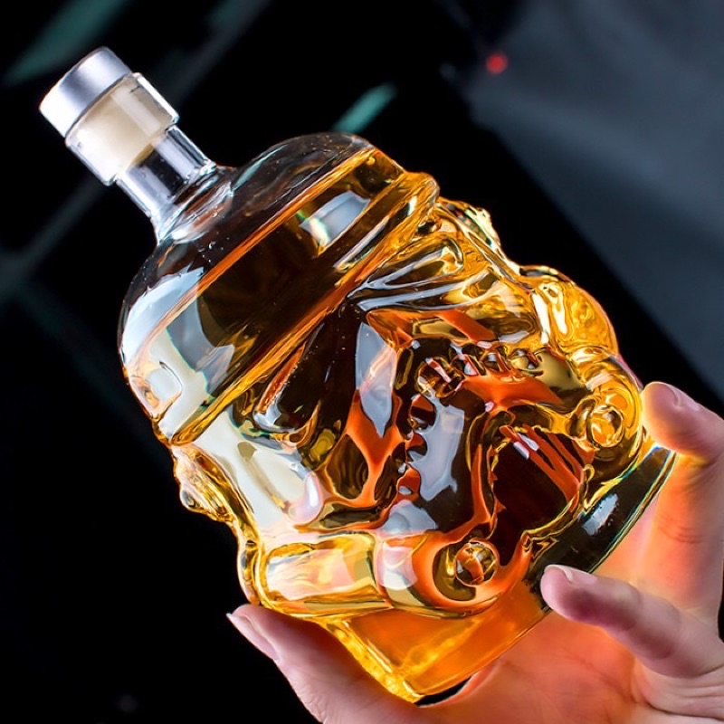 Star Wars Whiskey Decanter Jug Glass Darth Vader Botol Whiskey Set