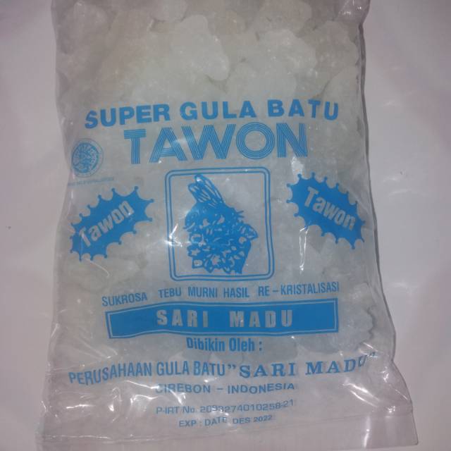 

GULA BATU PUTIH KRISTAL MURNI - 500 GRAM