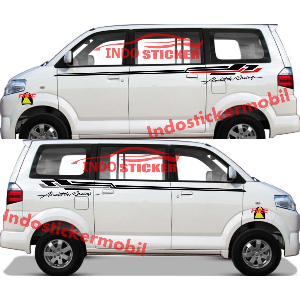CUTTING STICKER MOBIL APV  STIKER LIST MOBIL SUZUKI APV STIKER MOBIL GRANDMAX LUXIO