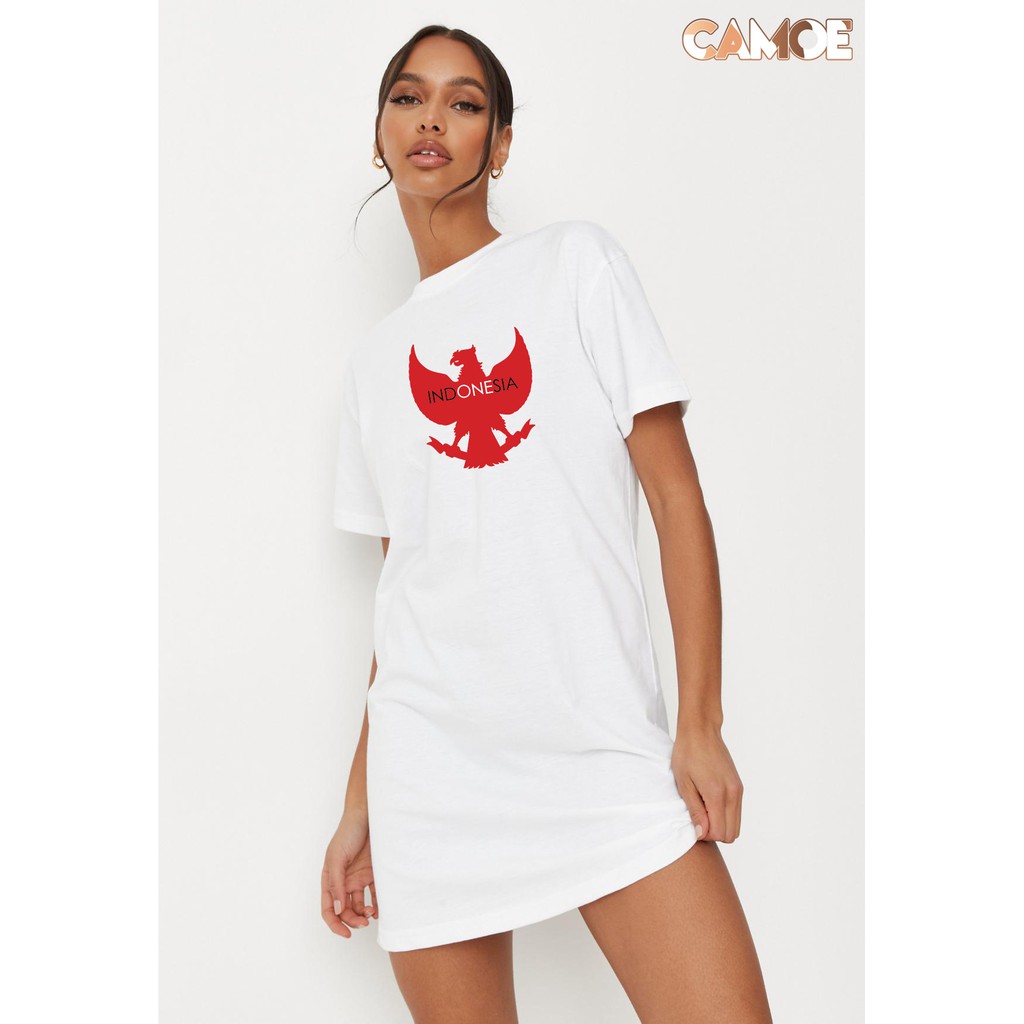 baju dress wanita desain Garuda pancasila indonesia