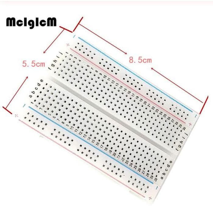 BREADBOARD MINI 8.5X5.5CM SOLDERLESS PCB CIRCUIT BOARD 400 LUBANG