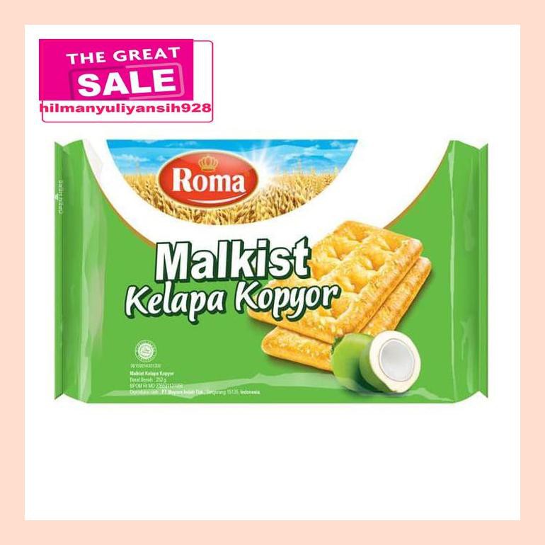 

S50Mra Roma Malkist Kelapa Kopyor 252G Ret05Vh