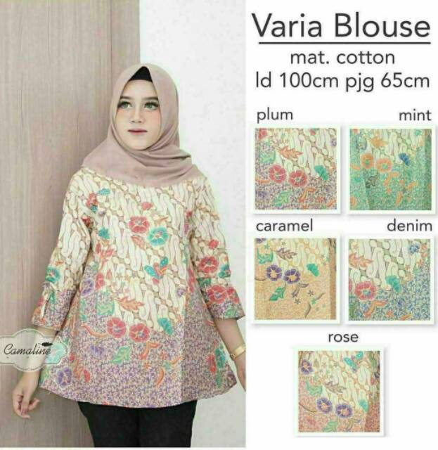 VARIA BLOUSE BATIK PEKALONGAN - viorano