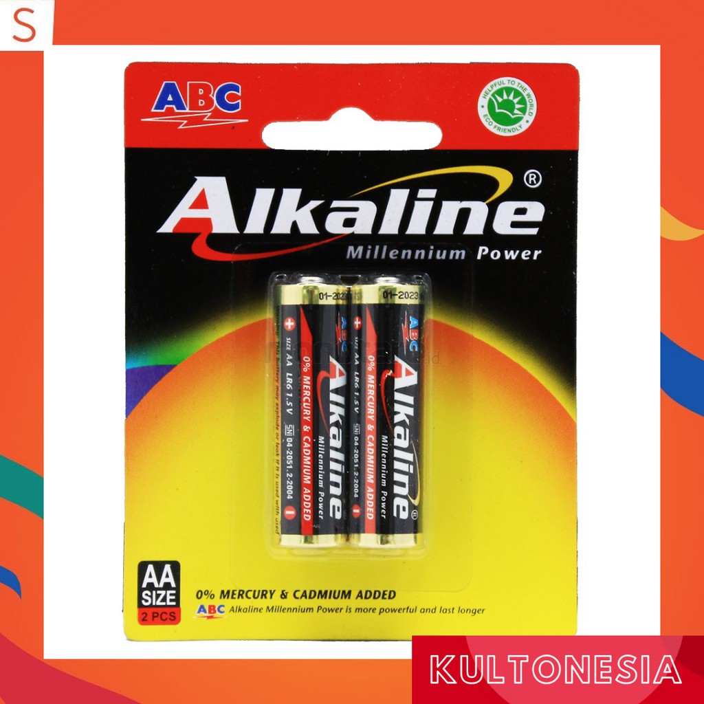 Baterai Alkaline ABC AA