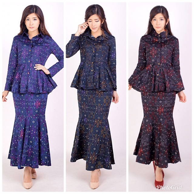 15+ Trend Terbaru Gamis Batik Rok Duyung