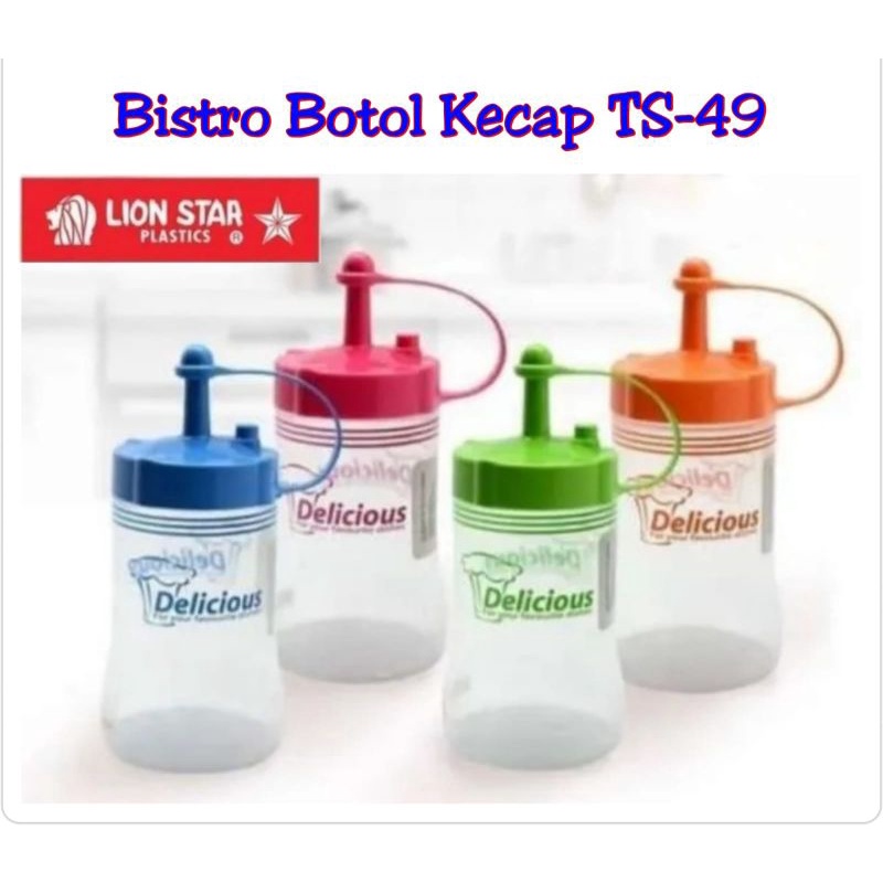 Lionstar Bistro Botol Kecap Saos TS-45 250ml / TS-49 300ml / TS-53 600ml