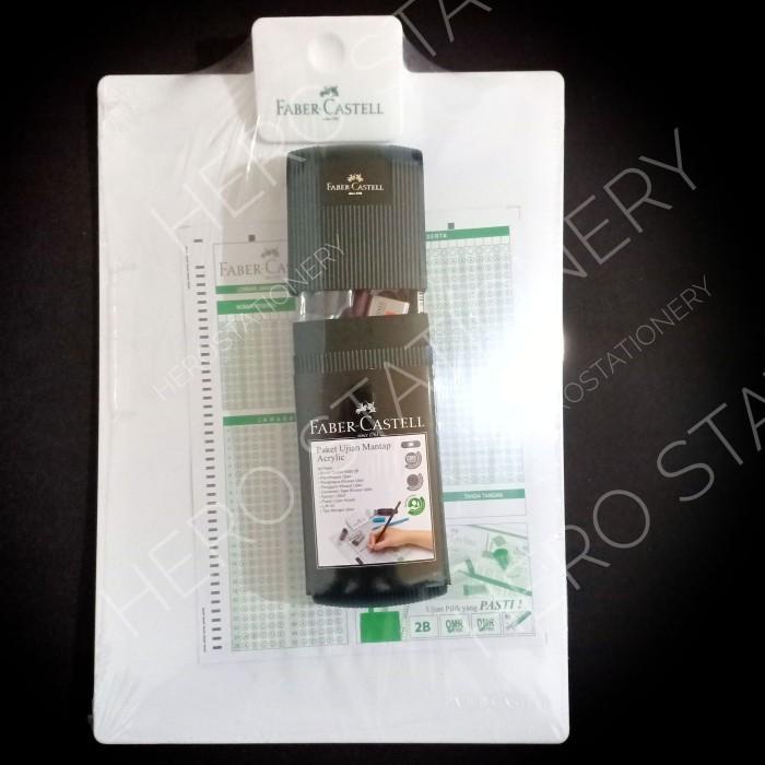

Paket ujian mantap acrylic + papan jalan faber-castell asli/original