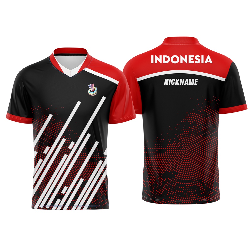 JERSEY BADMINTON SERIES 7 FREE NICKNAME BULU TANGKIS