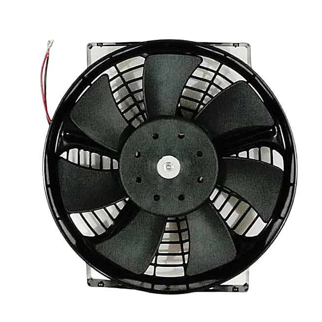 Extra Fan Kipas motor Ac mobil Universal kondensor radiator Rangka Besi 24v 10” inch inches