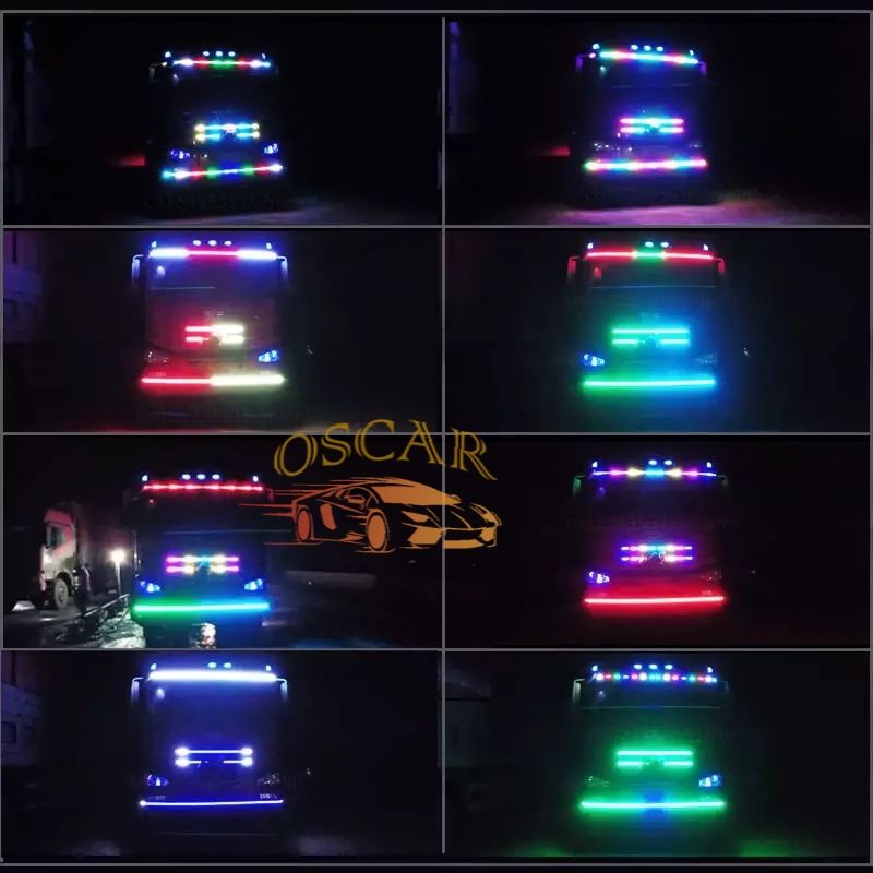 Lampu LED Canter Net Light Strip 24 Volt Untuk Truck Bus 1.5M 2M 2.5M