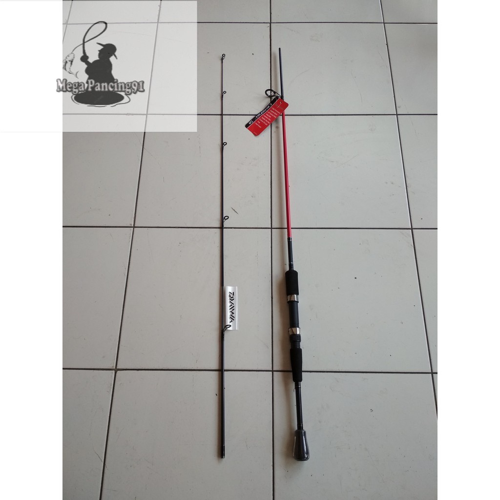 TERMURAH ~ Joran Spinning Casting Daiwa Crossfire 180 Cm 6-15LB Merah