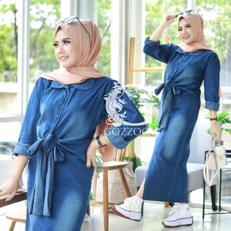 SOFIYA SET ROK JEANS