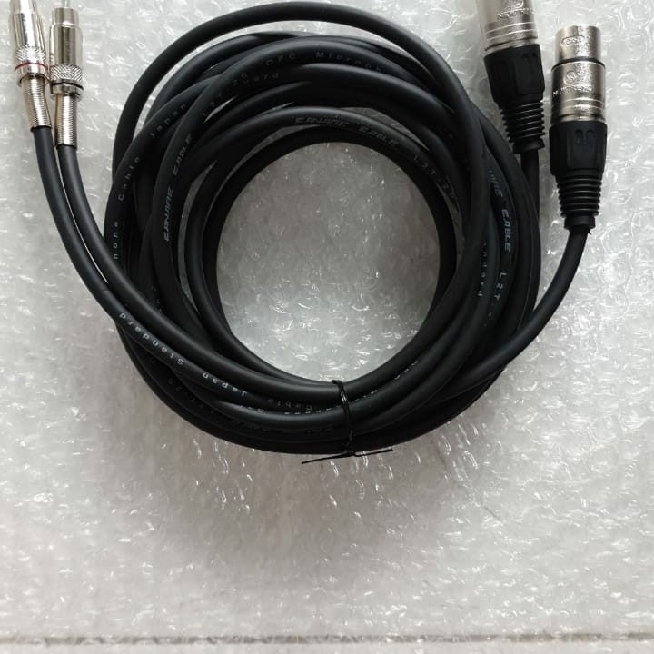 Kabel Audio Canare 2 RCA Male to 2 XLR Female 2 Meter