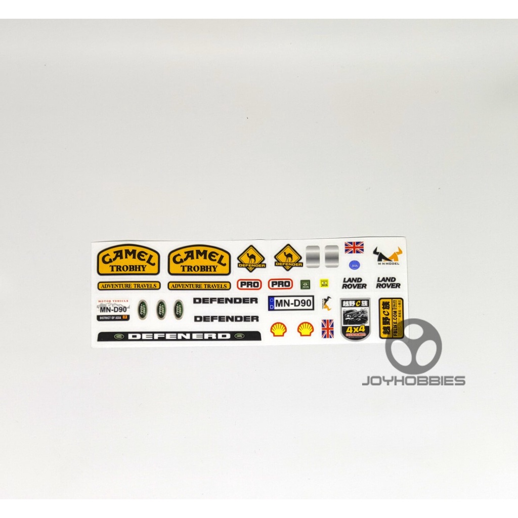 Sticker set, Stiker Camel Trophy Adventure, cocok untuk MN, WPL, RGT
