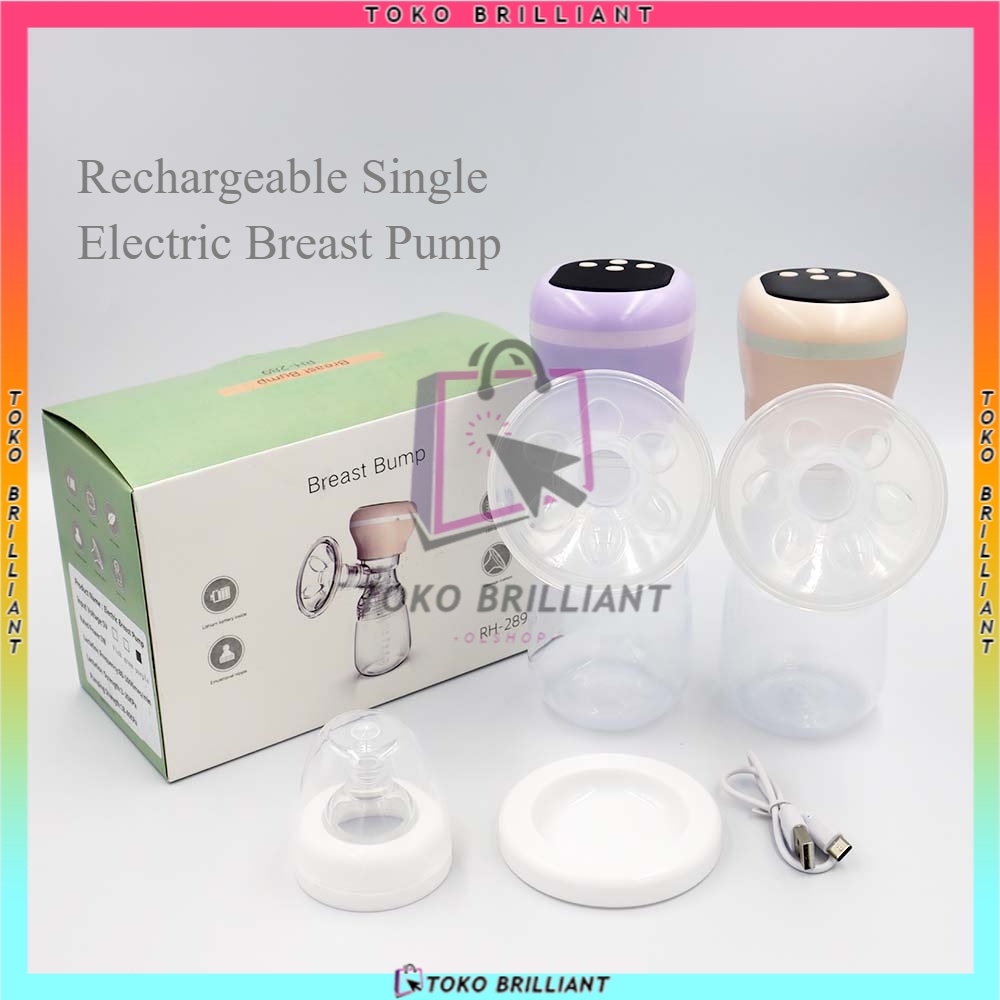 Rechargeable Breast Pump Portable Tanpa Kabel Botol Susu Bayi USB Baby Breast Pump Electric [Bisa Bayar Ditempat]